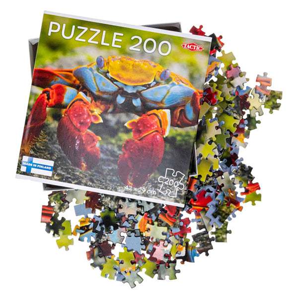 Tactische legpuzzel kleurrijke krab, 200st.