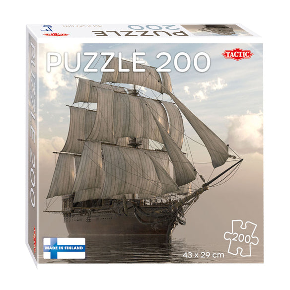 Tactische legpuzzel zeilboot op zee, 200st.