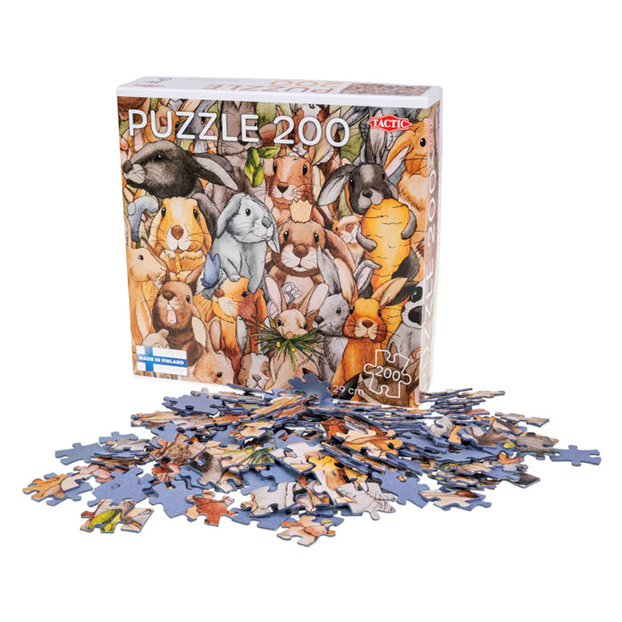 Tactische legpuzzel konijntjes, 200st.