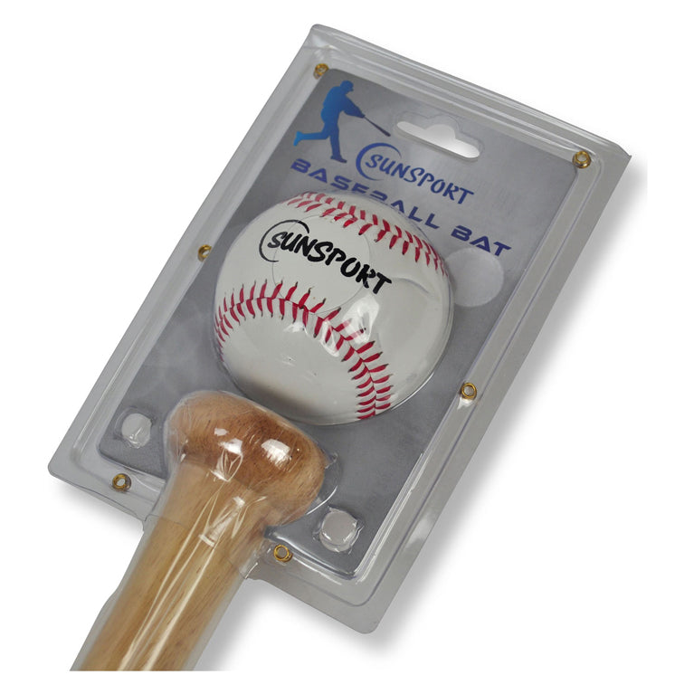 Tactic bex sunsport honkbalknuppel met bal, 71cm