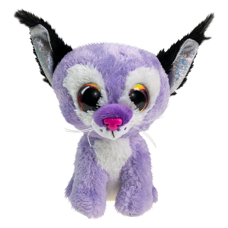 Lumo sterren knuffel - lynx niko, 15cm