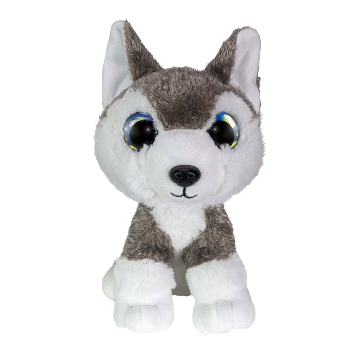 Lumo stars pluche knuffel wolf wolfgang 15cm - zachte knuffel speelgoed.