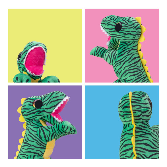 Lumo sterren knuffel - dino t-rex, 15cm