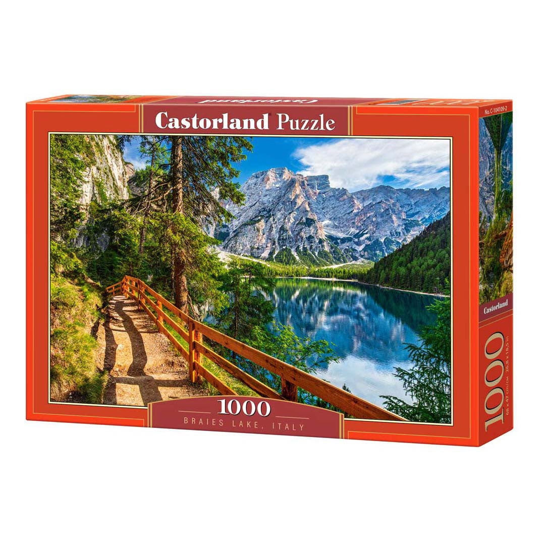 Castorland legpuzzel braies lake italy , 1000st.
