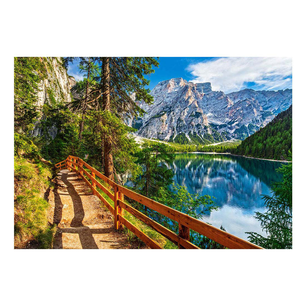 Selecta castorland legpuzzel braies lake italy , 1000st.