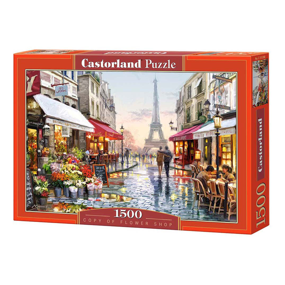 Castorland legpuzzel flower shop, 1500st.