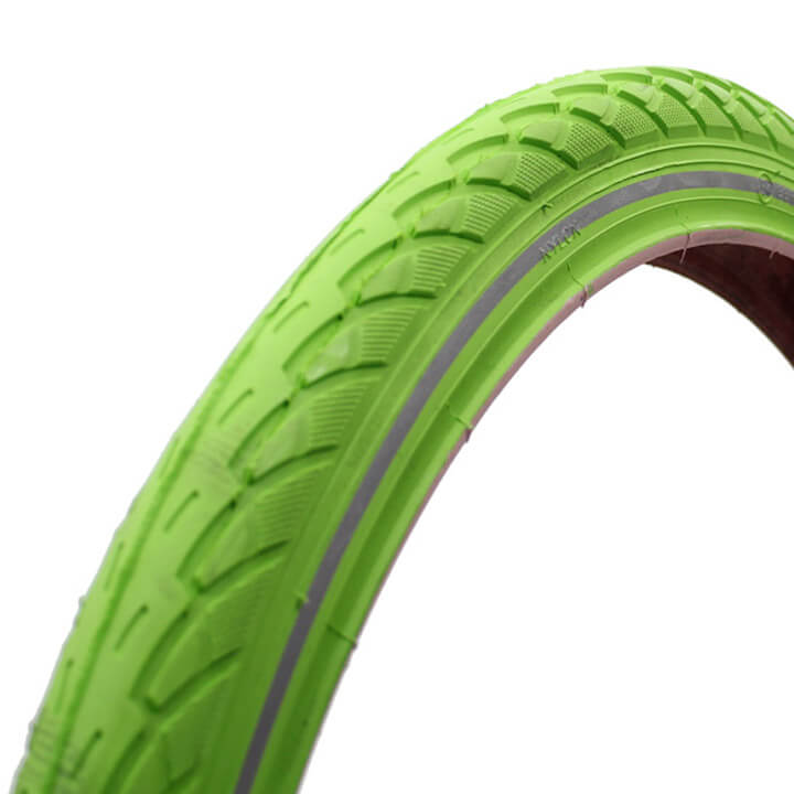 Deli band sa 206 buitenband 20x1,75 47-406 groen reflectie
