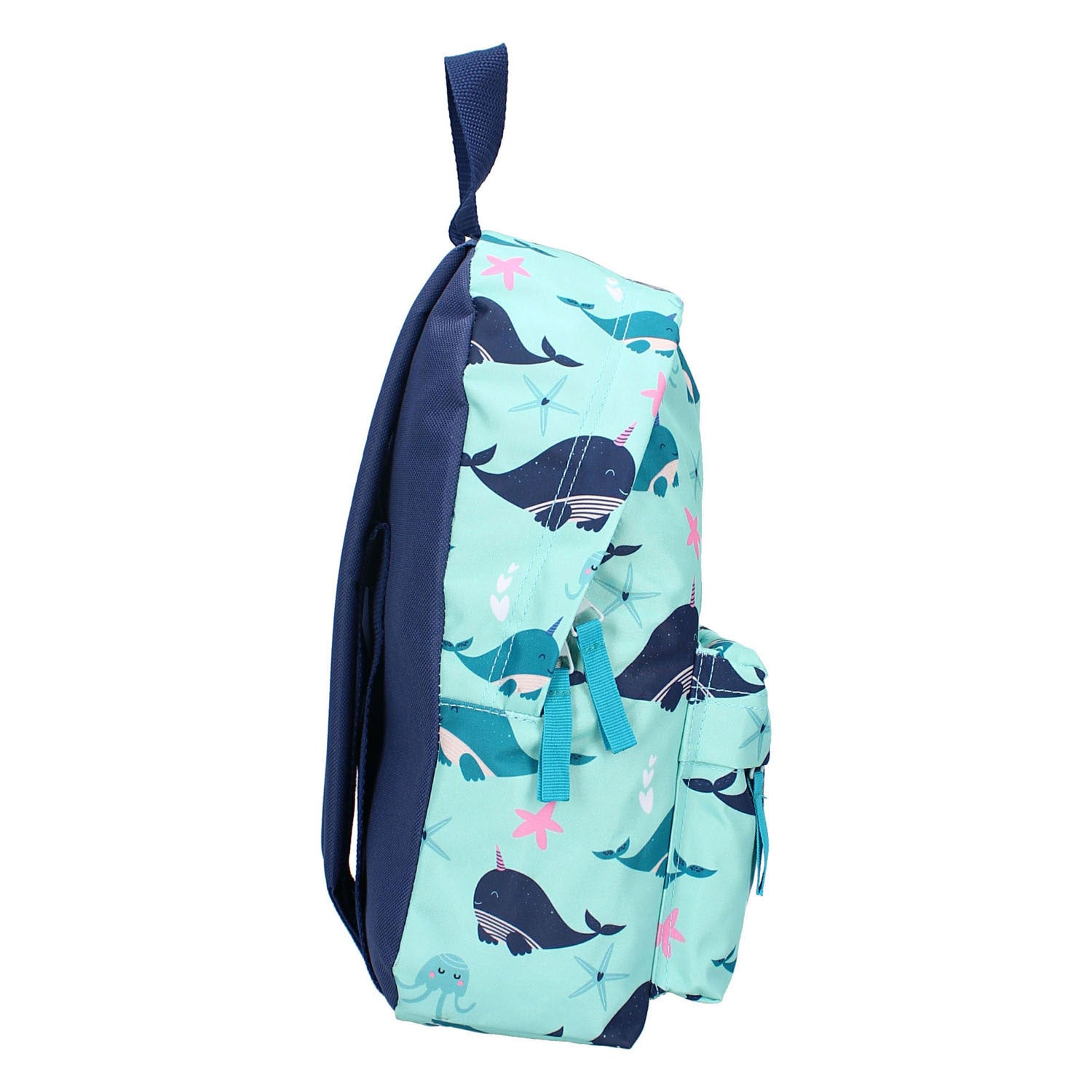 Vadobag rugzak pret denk gelukkige gedachten walvis