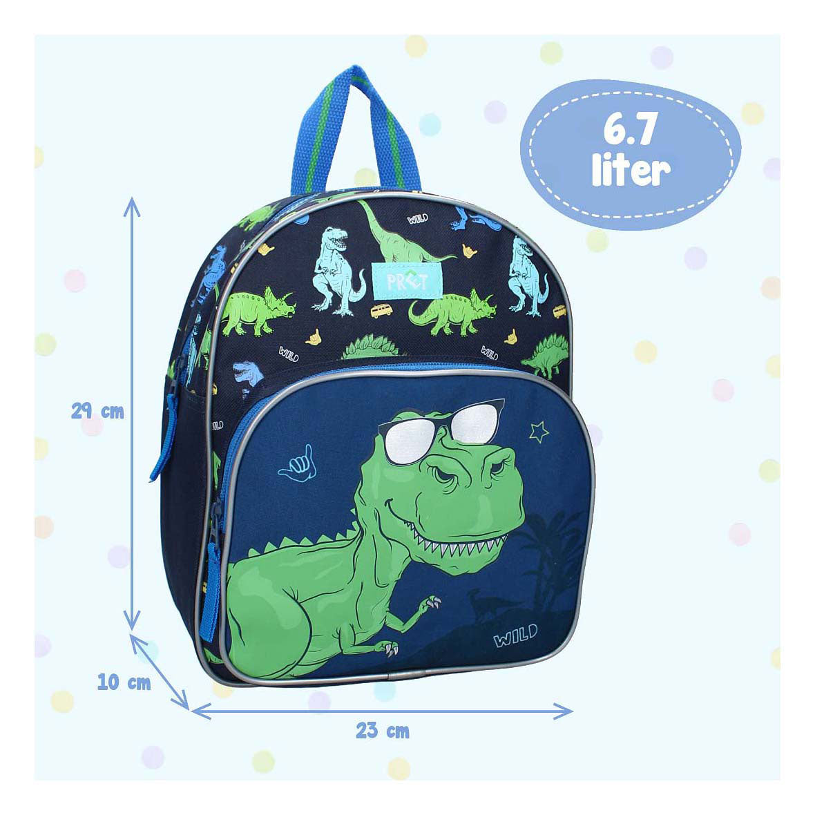 Vadobag pret rugtas happy go lucky dino