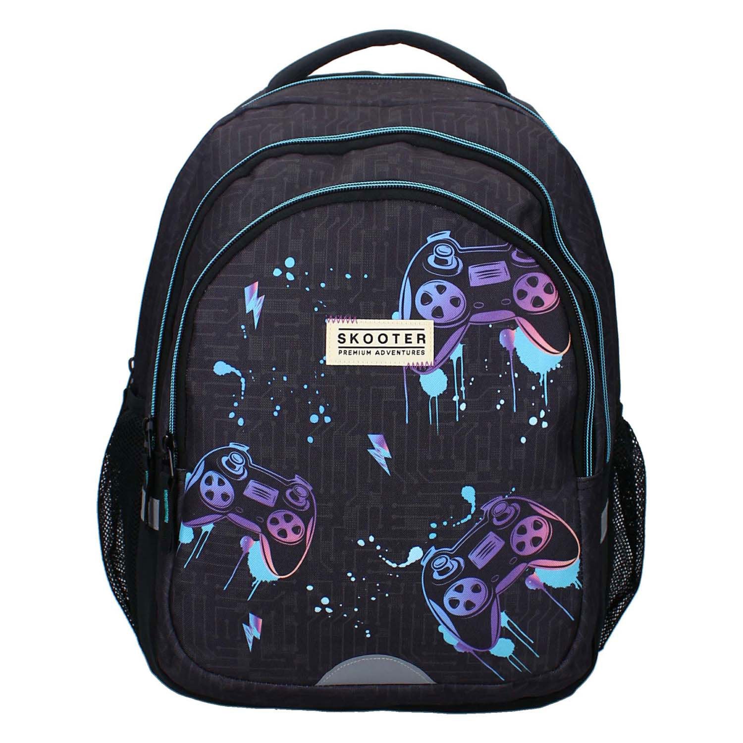 Vadobag skooter rugzak game face on gameprint
