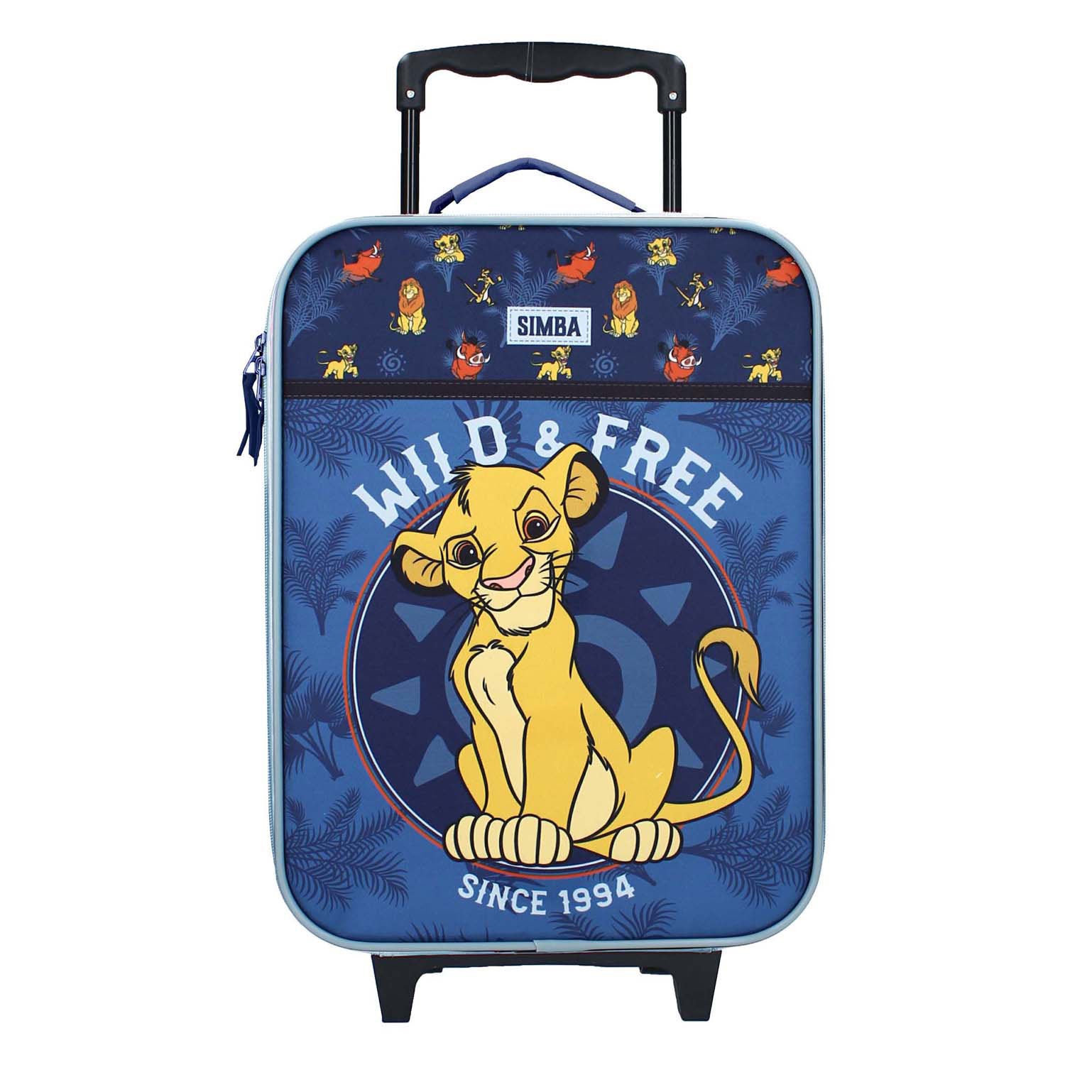Vadobag the lion king (simba) trolley koffer made to roll