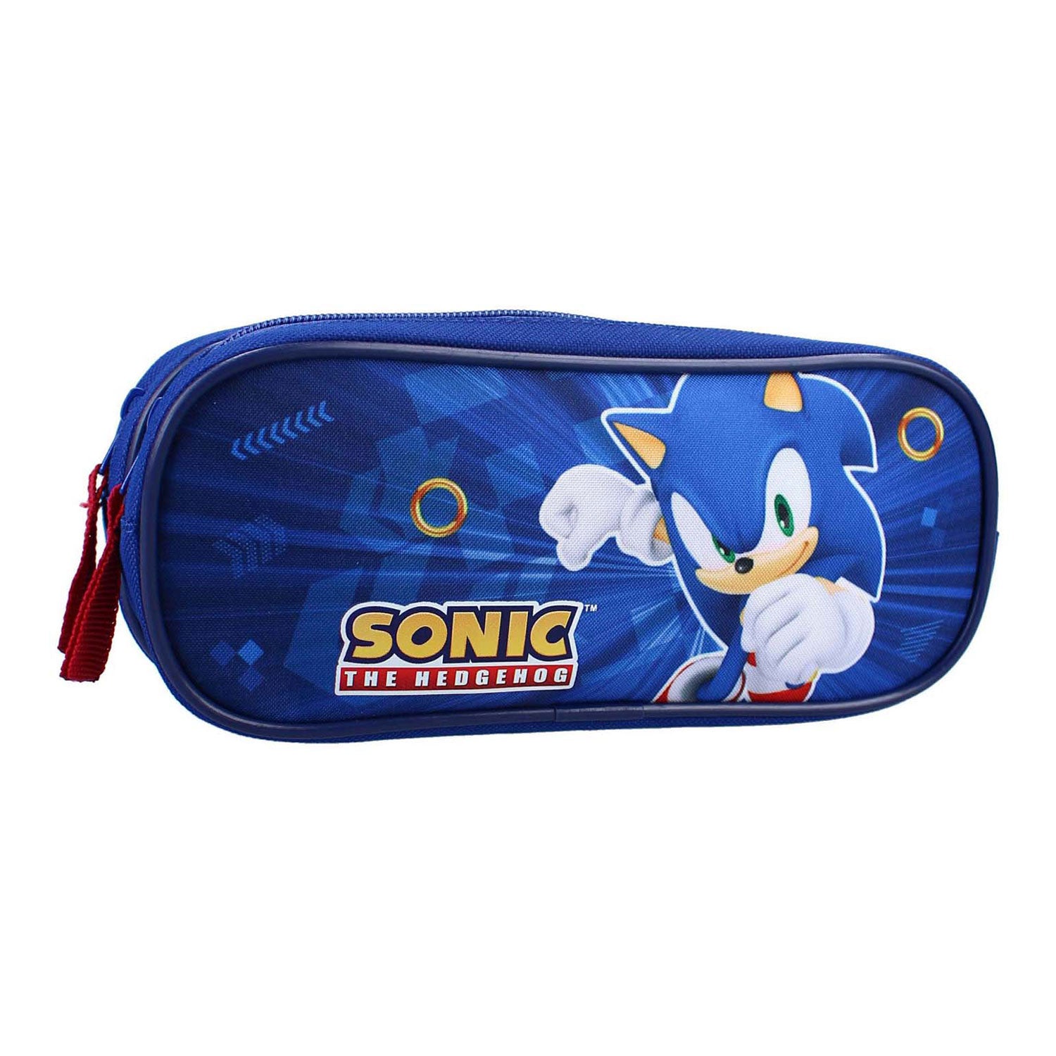 Vadobag sonic still unstoppable etui, 2-vaks - blauw