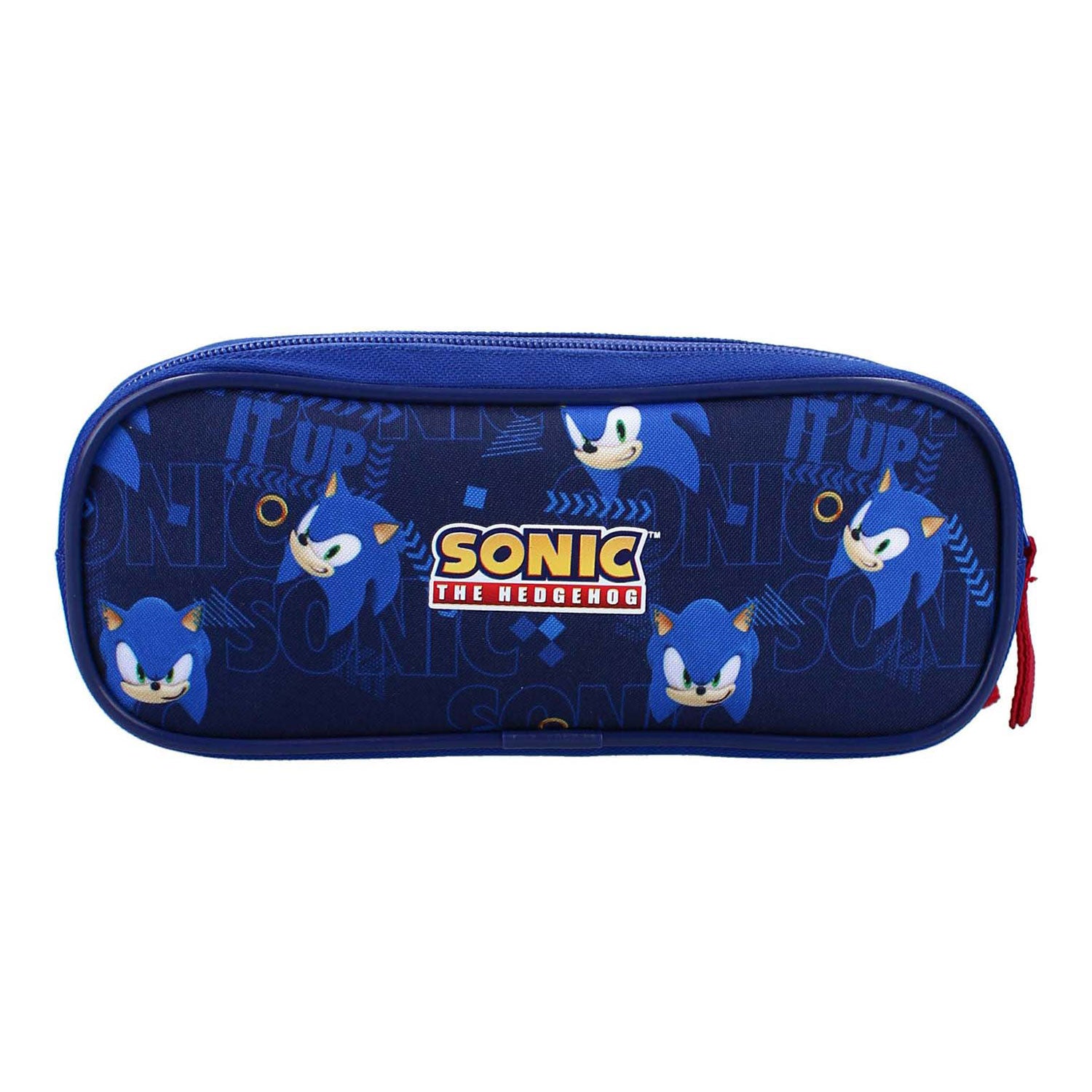 Vadobag sonic still unstoppable etui, 2-vaks - blauw