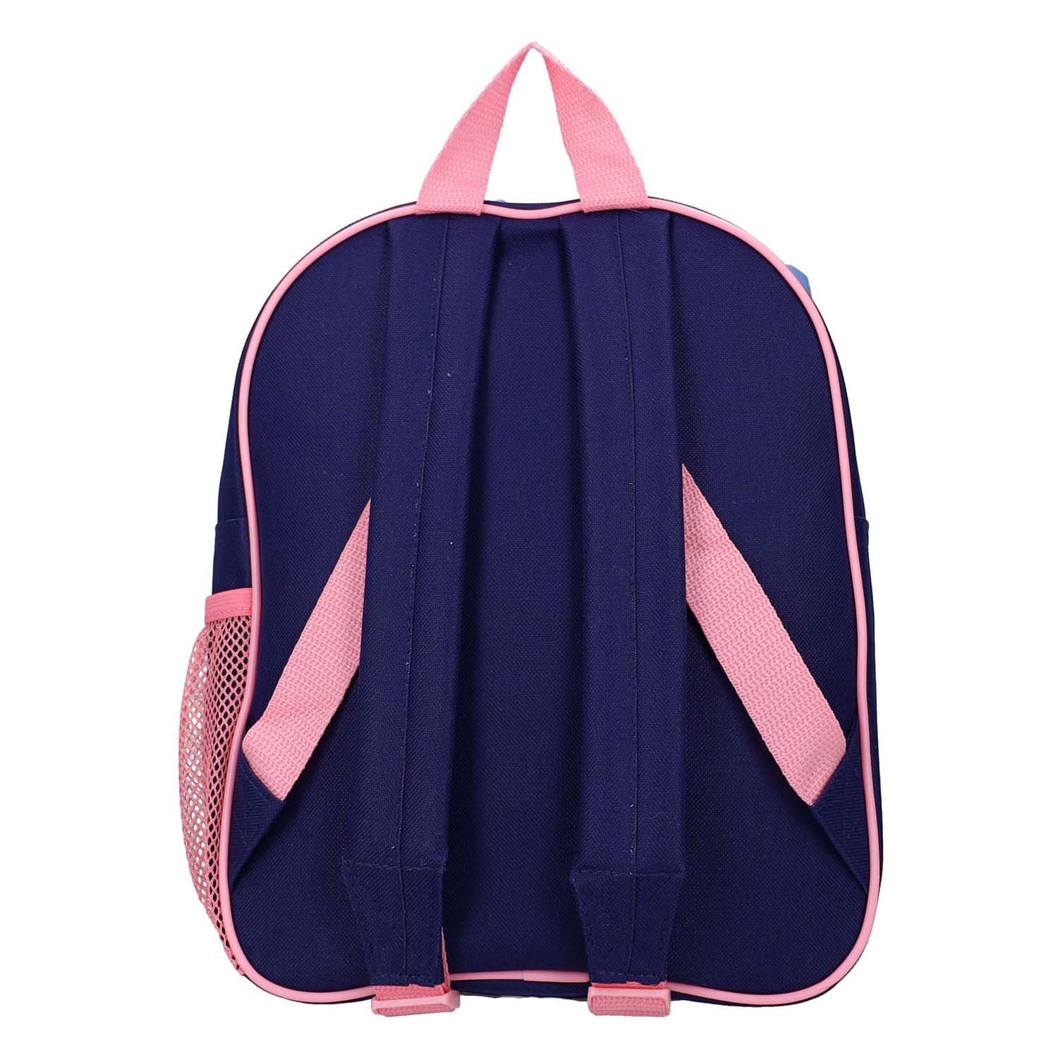 Vadobag stitch rugzak fluffy friends - donker blauw