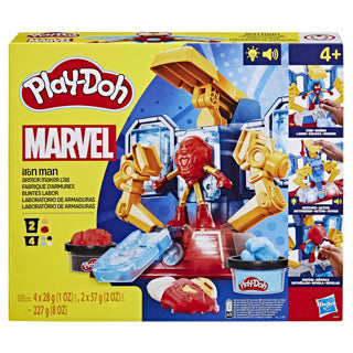 Play-Doh Iron Man pantsermaker lab