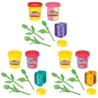 Playdoh lil flowers asst | 4 stuks