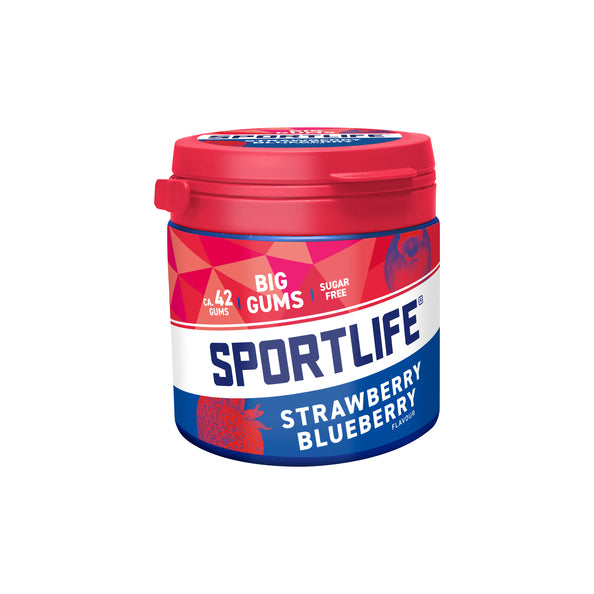 Sportlife strawberry blueberry jar (4x 99gr)