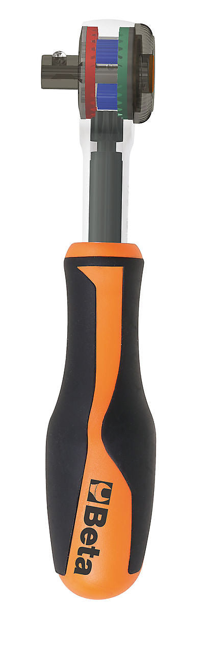 1 4 omschakelbare ratel Beta Tools met draaibare handgreep