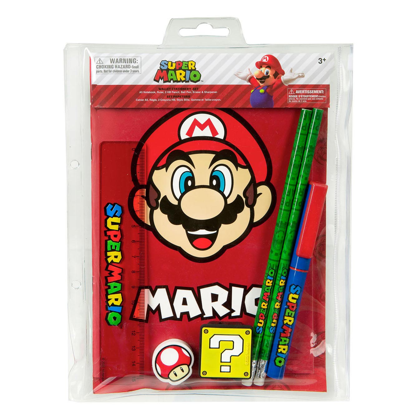 Super Mario Schrijfset, 7dlg.