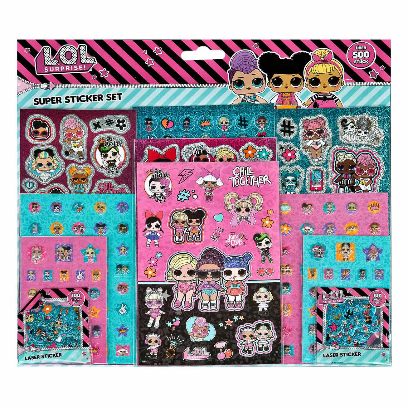 LOL Verrassing! Super Stickerset, 500st.