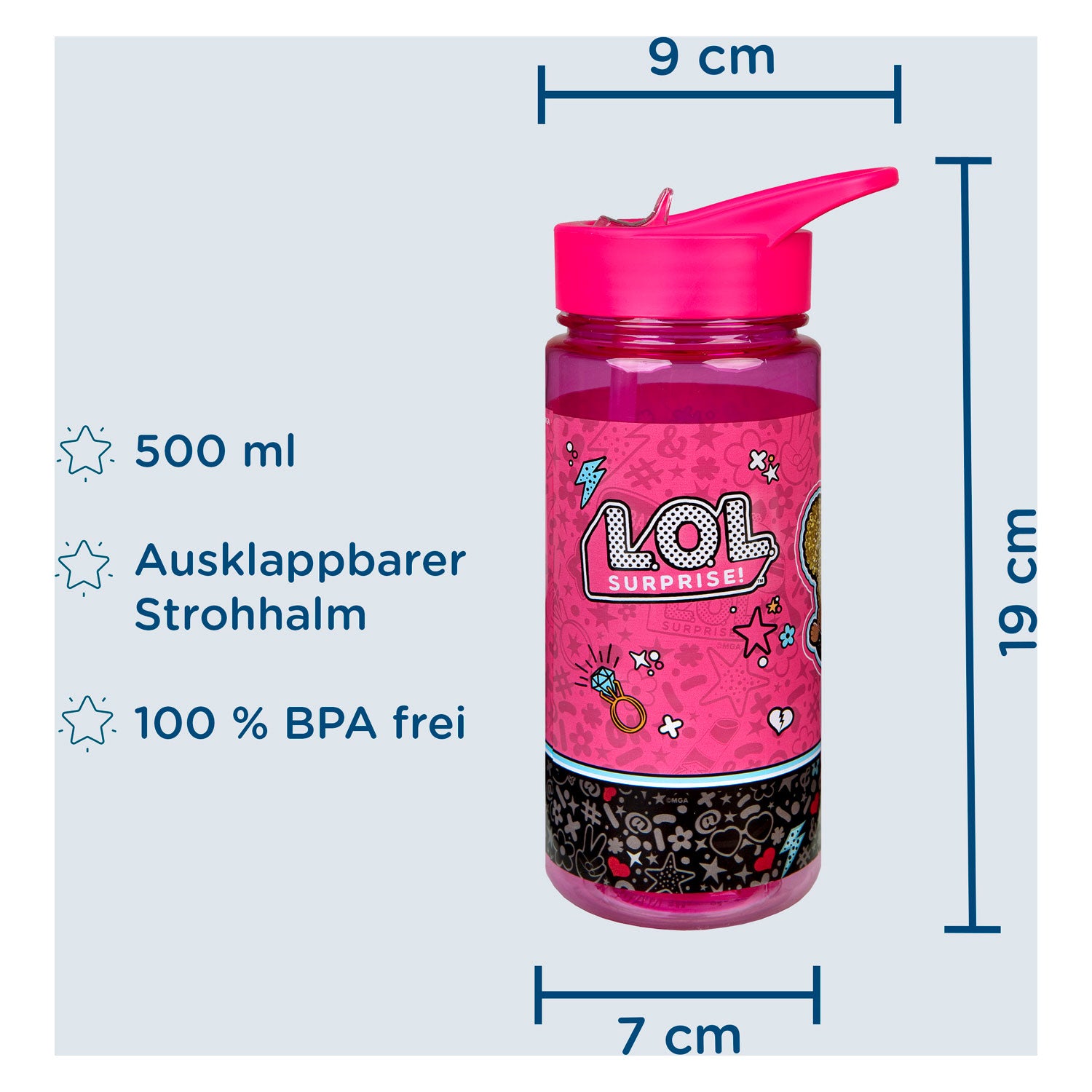 LOL Verrassing! Drinkflesjes, 500ml