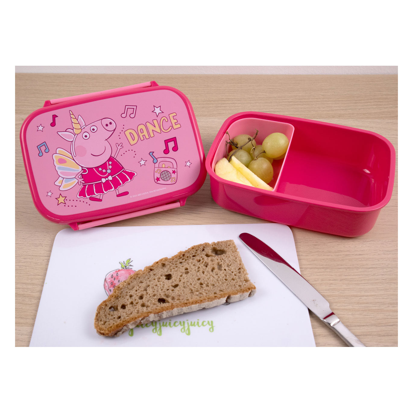 Undercover Peppa Pig lunchbox pink