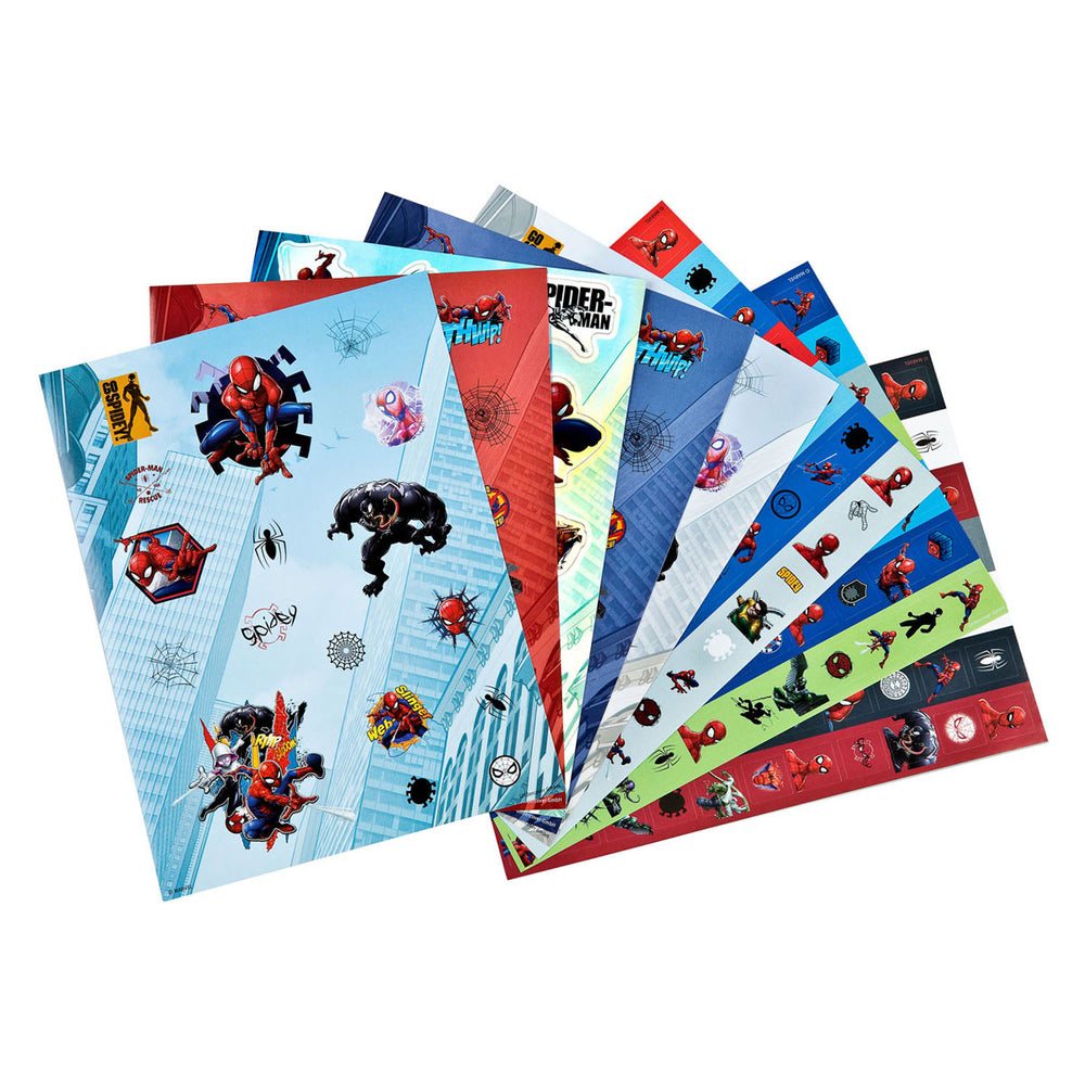 Undercover sticker fun marvel spiderman, 8 gesloten