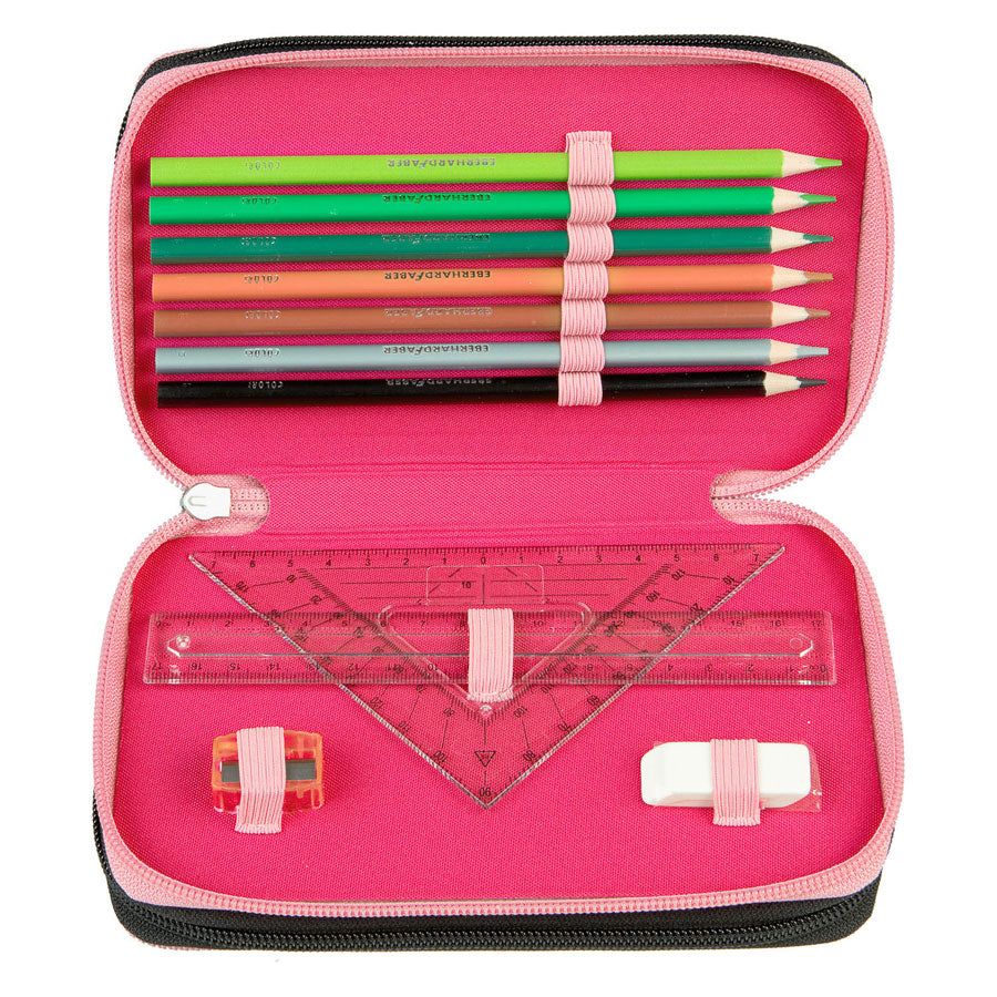 Undercover 3-vaks gevulde etui barbie