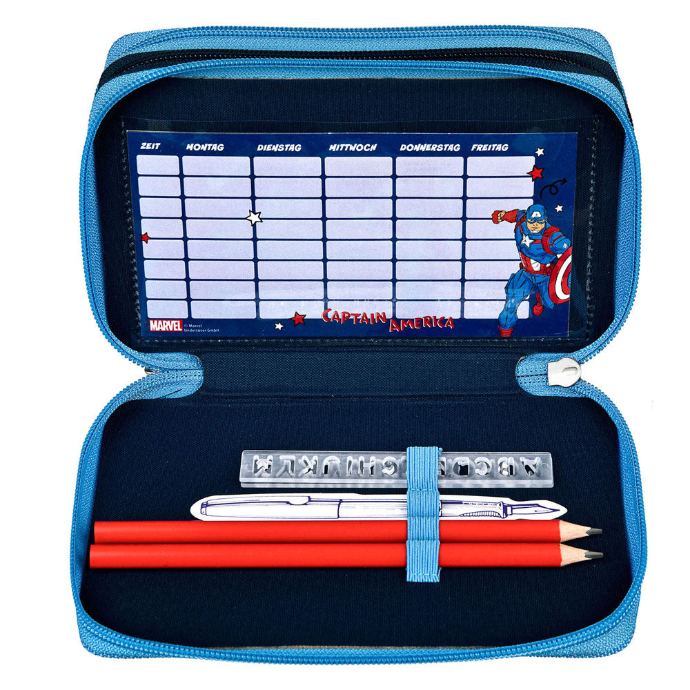 Undercover 3-vaks gevulde etui avengers