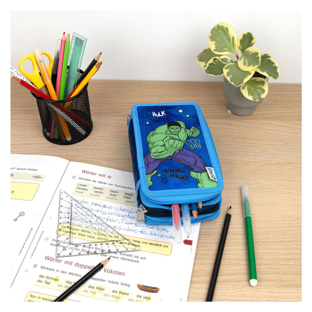 Undercover 3-vaks gevulde etui avengers