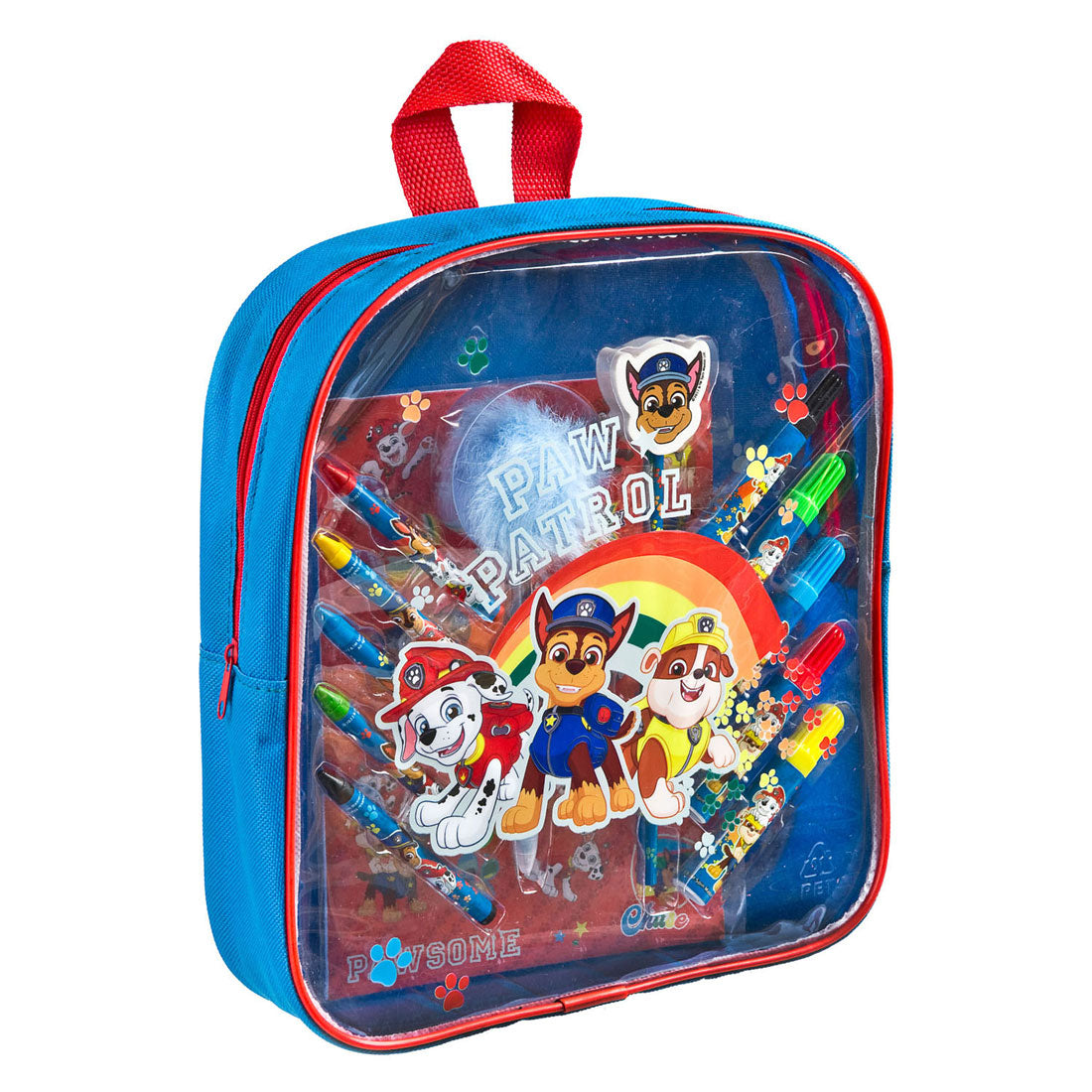 Undercover kleurenset paw patrol in rugzak