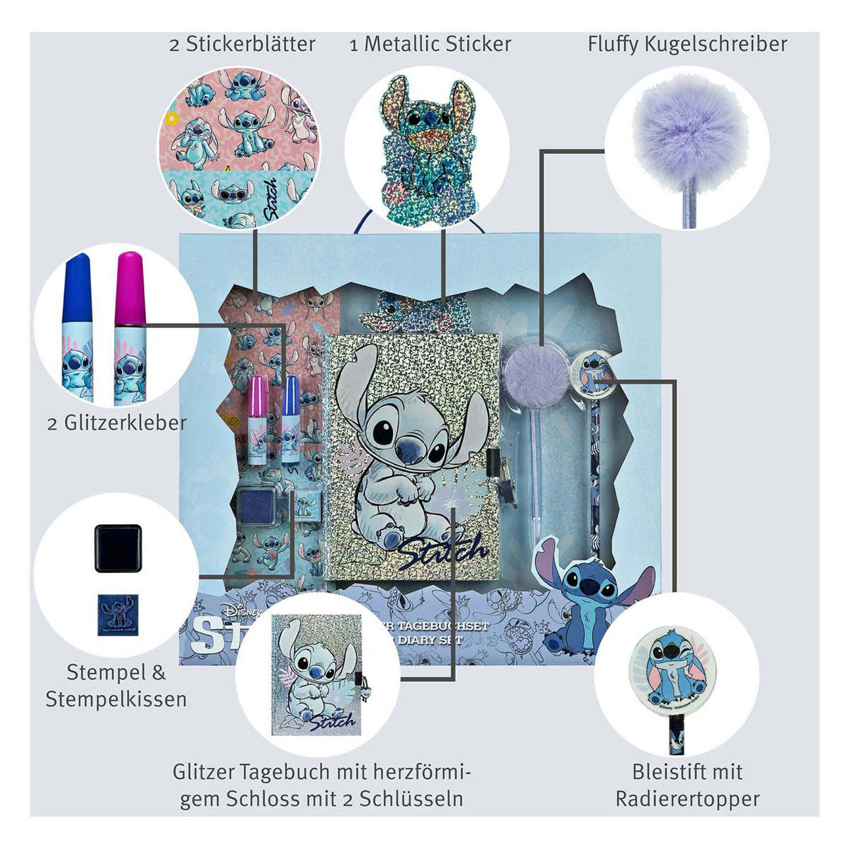 Stitch Glitter Dagboekset