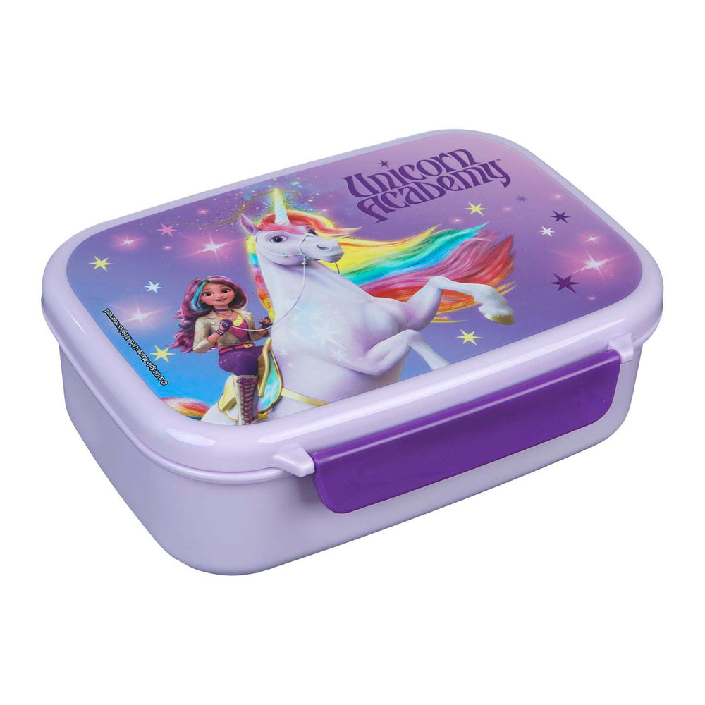 Undercover unicorn academy lunchbox met snackbakje