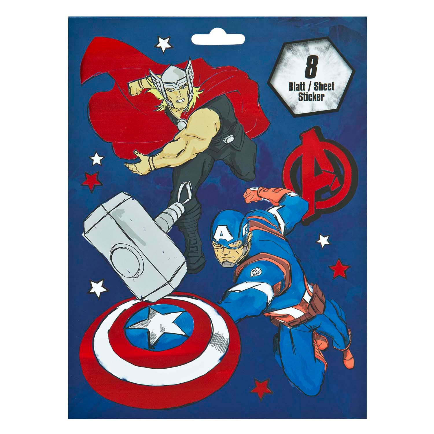 Undercover stickerboek avengers met 8 afgesloten