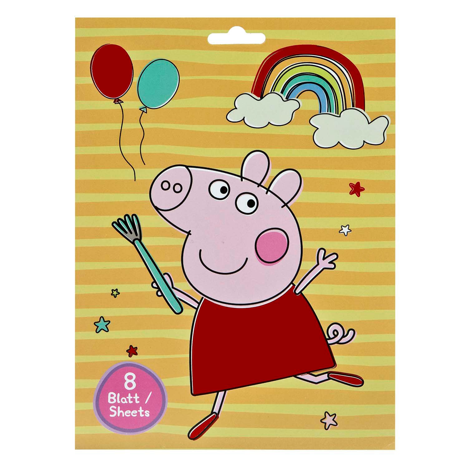 Undercover stickerboek peppa pig met 8 afgesloten