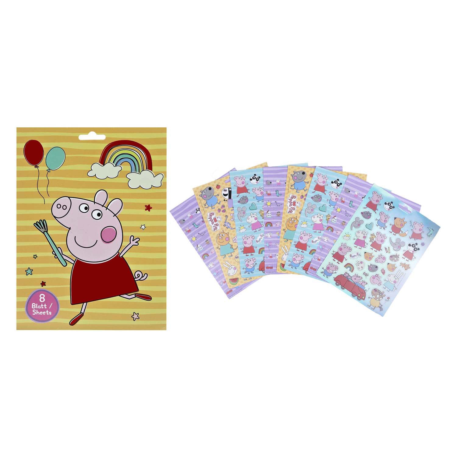 Undercover stickerboek peppa pig met 8 afgesloten