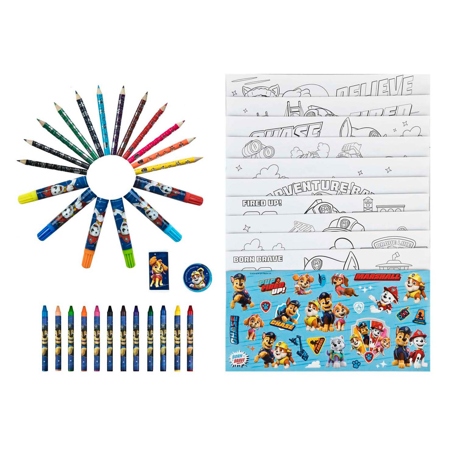 Paw patrol kleurkoffer - 44dlg.