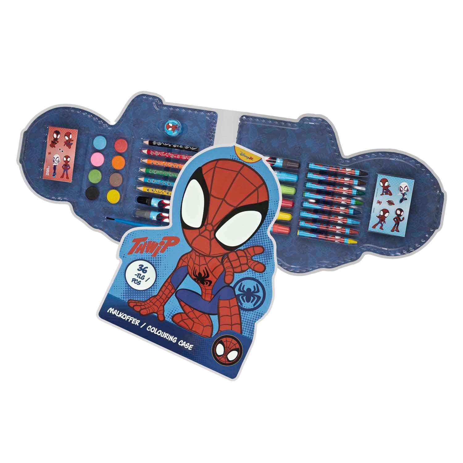 Undercover kleurkoffer spidey - 36dlg.