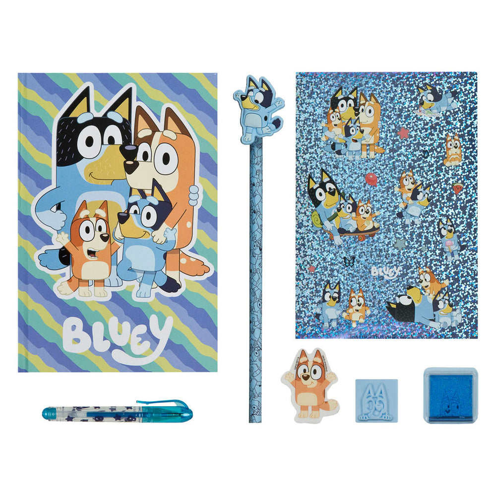 Undercover notitieblok set bluey - 7dlg.