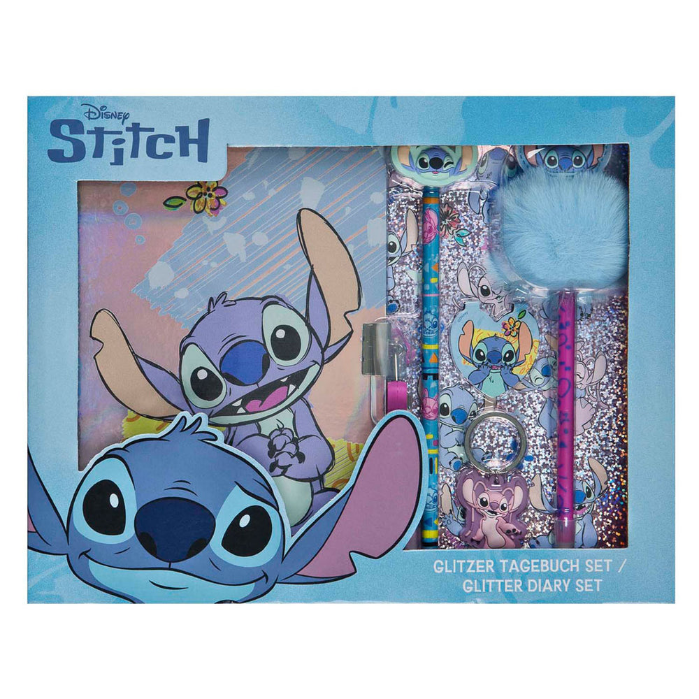 Undercover glitter dagboek set stitch - 6dlg.