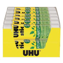 Uhu lijmstift renature (12 per pak) lgeurarm, geschikt voor kinderen