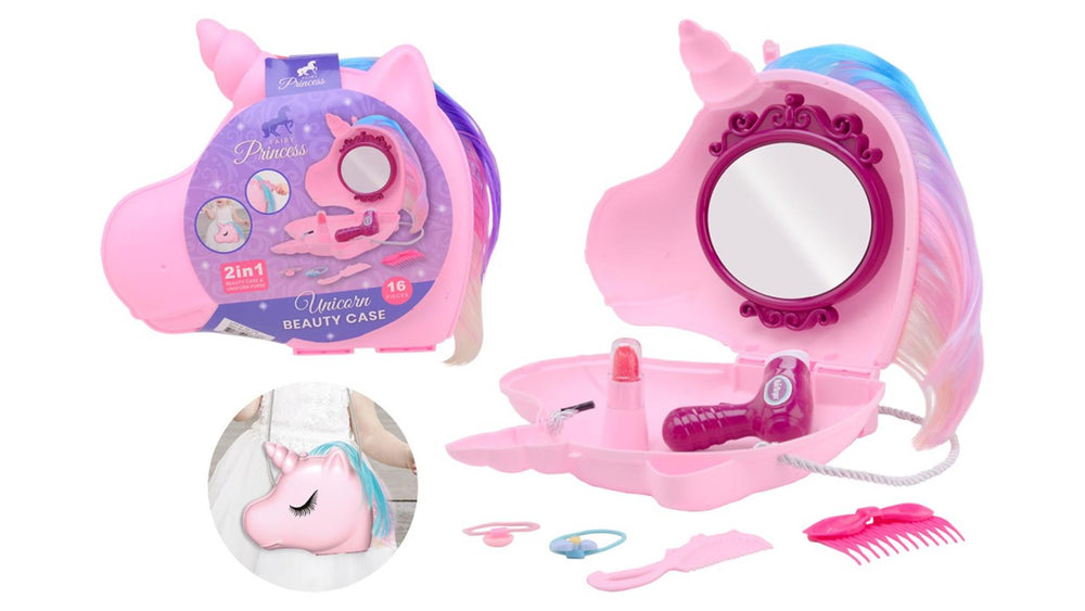 Johntoy Eenhoorn Beautycase, 16dlg.