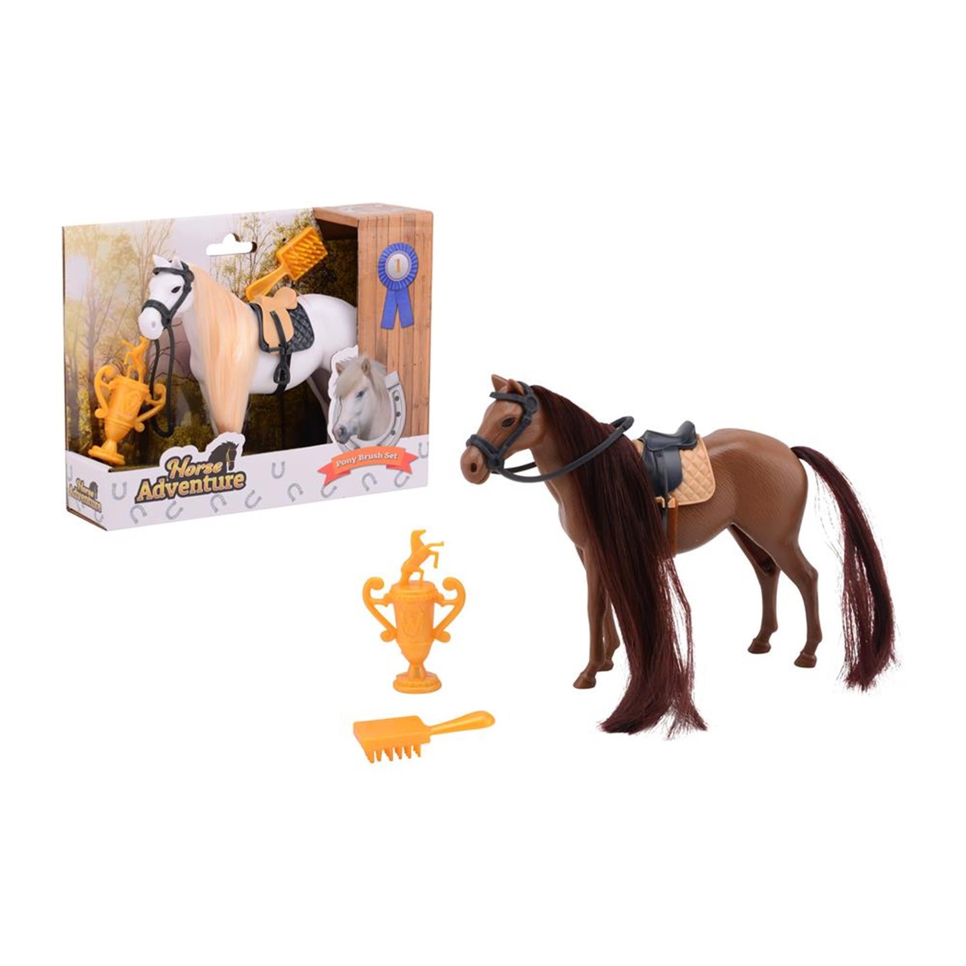 Johntoy Paarden Speelset Harenborstels