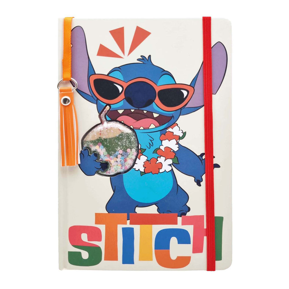 Speelgoedland stitch notitieboek glitter