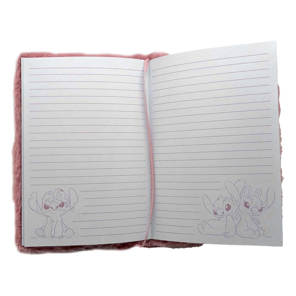 Speelgoedland stitch pluche notitieboek stitch angel