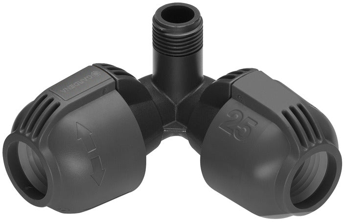 Gardena sprinklersysteem - l-stuk 25mm x 1 2'' buitendraad