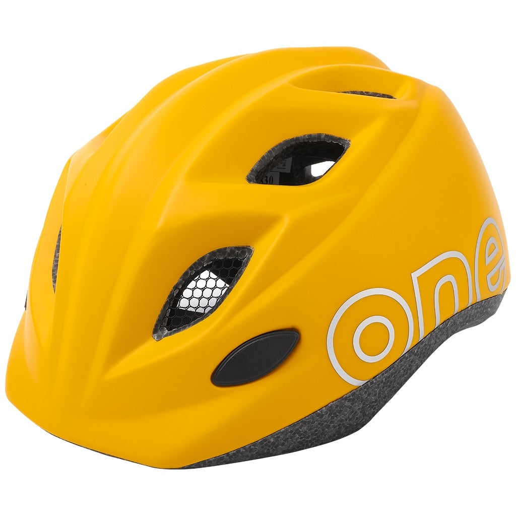 Casque de vélo Bobike One Plus - taille XS (48-52 cm) - moutarde puissante