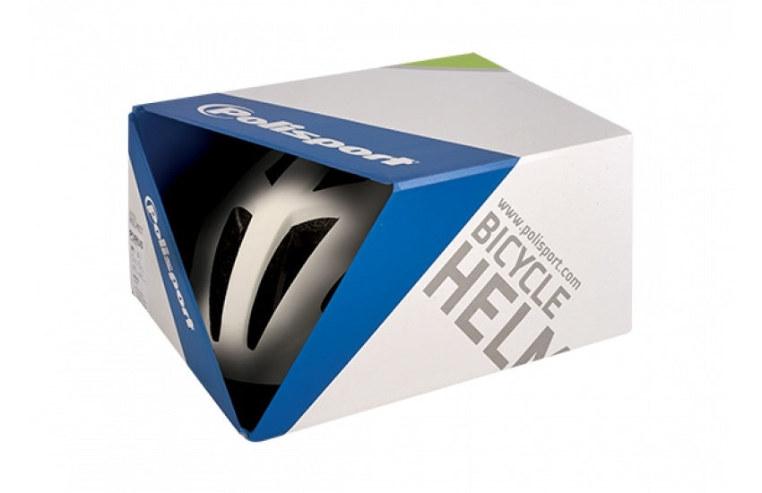 Casque polisport city'go blanc mat m 52-59