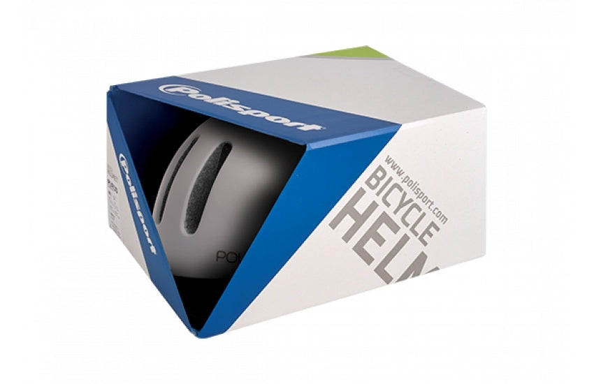 Casque de vélo Polisport Commuter M (54-58cm) - gris blanc mat