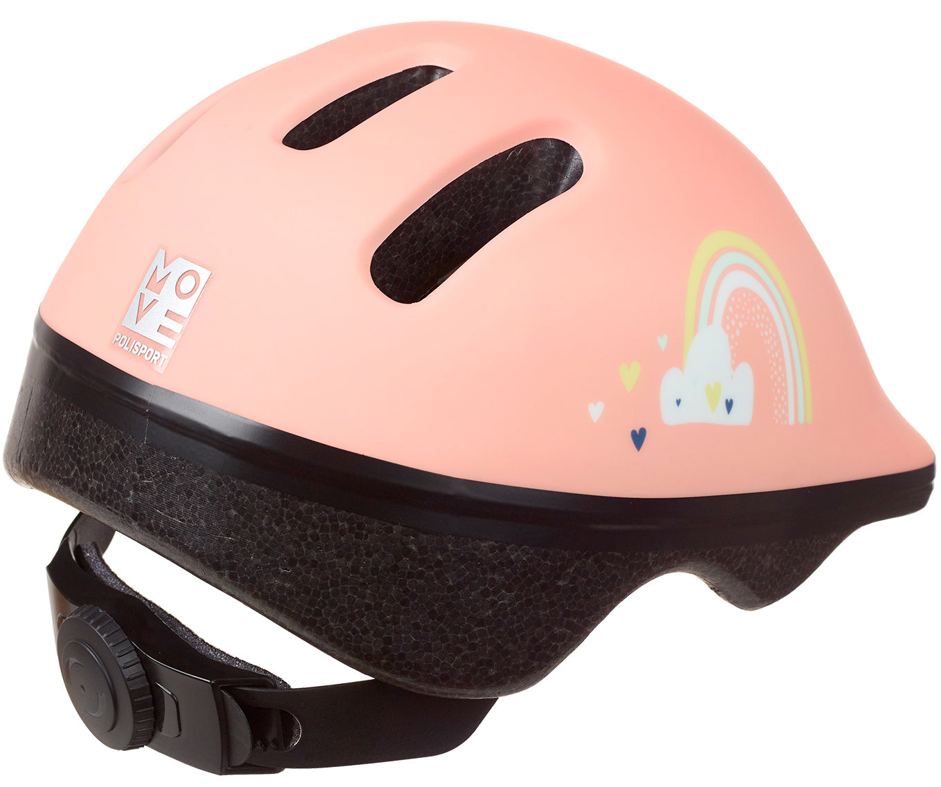Polisport babyhelm happy rainbow xxs 44-48 cm roze